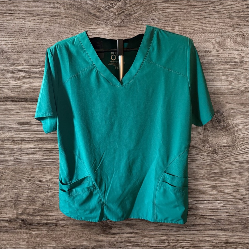 Barco Uniforms Hunter Green scrub Top